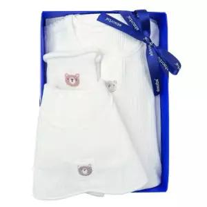 [갤러리아] (압소바출산,백일,유아슈트세트)솔린코튼모달바디슈트(턱받이,장말)(A11-10631)