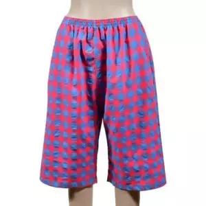 나염 주머니 7부 밴딩바지 여름 여성 양얼굴 슬립 슬립 언더