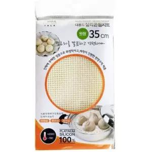 현이몰 다용도실리콘찜시트(원형35cm) 삼베보자기 실리콘찜기 찜종이 찜용시트 찜시트