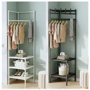 고품질 행거 옷걸이 스텐드 코너 조립식 드레스룸 시스템행거 옷걸이행거 드레스룸행거 이동식행거 WFIPAE