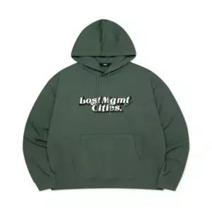 엘엠씨SKOOL PIN HOODIE dark green