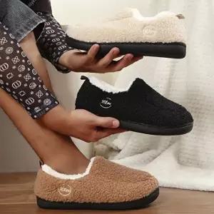 [엄지척]남녀공용 987JSR89 3컬러 겨울 양털 안감 방한슬리퍼 털실내화