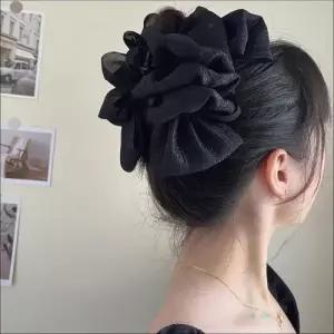 집게핀 여성 빅사이즈 쉬폰 헤어핀 올림머리 집게 WFK1DWB