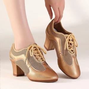 라인 댄스화 운동화 메쉬 댄스신발 발편한 연습화 스포츠 재즈화