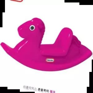 푸시카장난감 리틀타익스 흔들목마 핑크