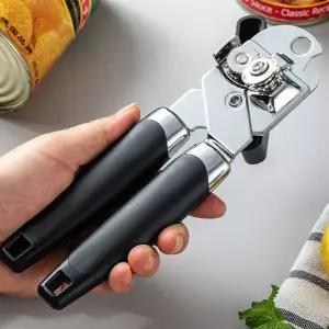 수동 캔 따개 다용도 수동 통조림 캔 따개 오프너 병뚜껑 안전 깡통