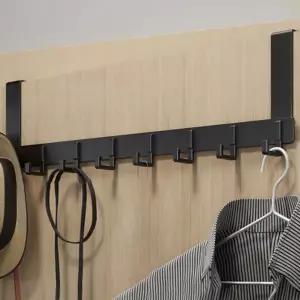 문 거는 옷걸이 알루미늄 문걸이 다용도 도어 옷걸이 방문 수납 드레스 침대 옷방 현관