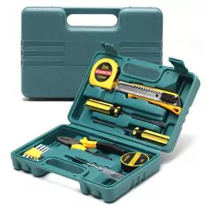 미니 세트 휴대용 가벼운 가정용 멀티공구 세트 다용도 수리 작업 드라이버 렌치 육각 줄자 뺀치 전동 생활