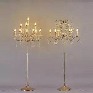 스탠드 샹들리에 웨딩 촛불 로비 인테리어 플로어