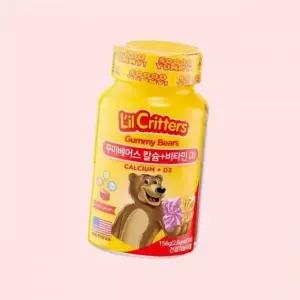 릴크리터스 꾸미베어스 키즈 어린이 칼슘비타민D 60 1병 (1개월분) 4454291