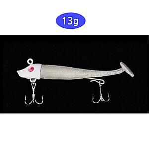 [2개구성] 웜 미끼 루어 클리어 낚시 삼치 갈치 바다 FHW65DBB5