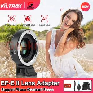 빌트록스 EF-E II 렌즈 어댑터 자동 초점 리듀서 스피드 부스터 0.71X 캐논  E 마운트 카메라 A9 A6400용