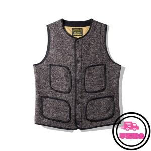 브라운스 비치 울 조끼 멀티 포켓 이중 레이어 니트웨어 두꺼운 캐주얼 패션 남성