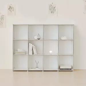 발렌 4X3 미드센츄리 낮은 책장 1600 3단 C3