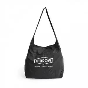 하이브로우 접이식 휴대용 장바구니 그로서리 백 블랙