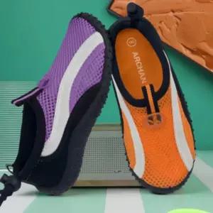 어린이 3-8세 키즈 메쉬 아쿠아 스트랩끈조절 운동화 신발 논슬립