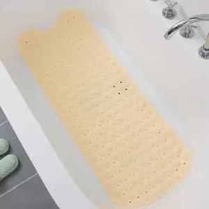 ( )(GTF67882)타일흡착 미끄럼방지 욕조 욕실매트(40x100cm) (베이지)