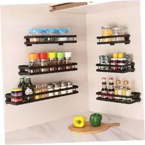 주방 양념 선반 50cm 벽부착 거치대 조미료 보관 수납 공간활용 틈새 다용도