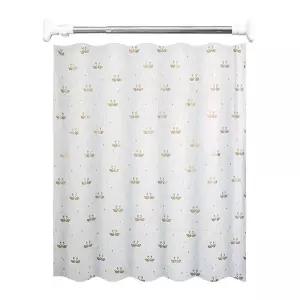 골든 스완 욕실 방수 PEVA 샤워 가림막 커튼 봉 세트