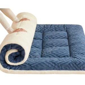 돌침대토퍼 메모리폼 차박 6cm 인견 기숙사 라텍스 침대위 사계절 접이식 스펀지 흙침대