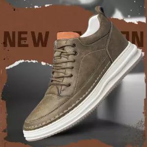 남자 키높이 운동화 마라톤화 클라우드 블랙 실버 통굽