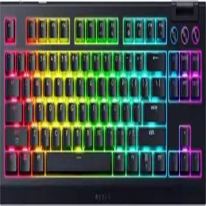 블랙위도우 V4 TKL 하이퍼스피드 무선 핫 스왑 가능 게임 키보드 주황색 촉각 스위치 - 및 블루투스 다기능