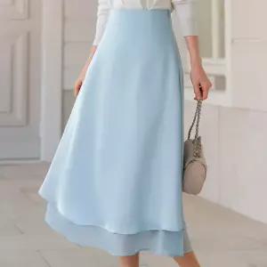 [시크라인] 엘라드 시스루 새틴 스커트