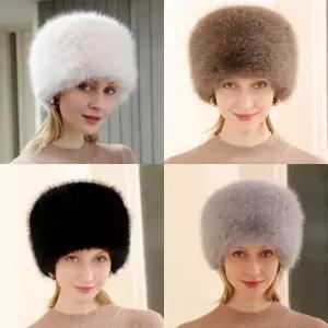 [얼굴소멸핏] 털모자 러시아 방한모자 여성패딩모자 동물모자