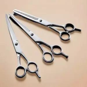 숱가위 미용 애완동물 커팅 가위 3종세트 펫 셀프미용