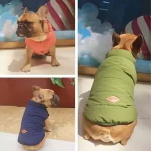 [콩심팥심]패딩조끼 베이비 L 핑크 애견 반려견 패션 겨울 강아지 옷 애완견