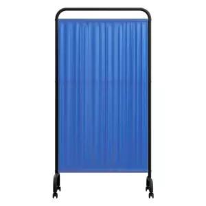 요양원 파티션 이동식 파란색 가리개 천 가림막 화이트 패브릭 칸막이 가벽