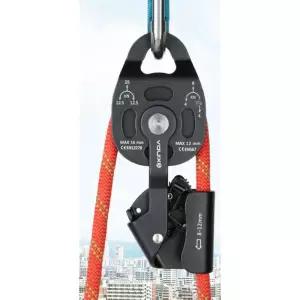 야외 등산 리프팅 호이스트 이중축 클라이밍 로프