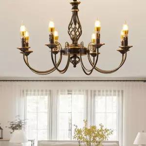 빈티지 샹들리에 촛불조명 천장 조명 레스토랑 램프 카페