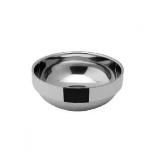 [콩심팥심]이중 스테인리스 밥그릇 업소용 식당용 가벼운 밥공기