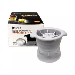 [콩심팥심]원형 얼음볼 제조기 아이스트레이 가정용 제빙틀 물얼음 만들기