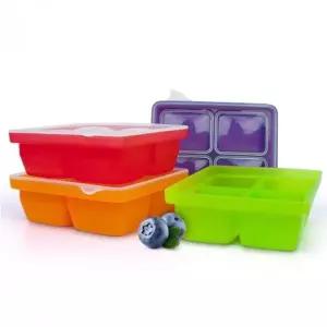 [콩심팥심]이유식 얼음 보관 실리콘 몰드 냉동용 큐브 용기