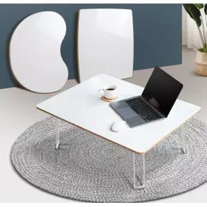 원룸 거실 접이형 간이 티테이블 우드화이트 라면 밥상 앉은식탁 레트로 술상 좌식상