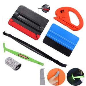 자동차 랩핑 도구 윈도우 틴팅 랩 비닐 펠트 에지 스퀴지 키트 틴트 필름 설치