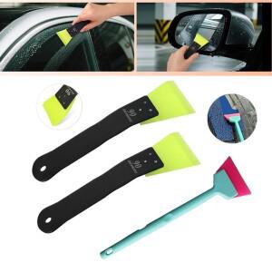 미니 실리콘 스퀴지 스테인리스 스틸플라스틱 핸들 윈도우 틴트 도구 비닐 자동차 창문 앞유리 물 긁개