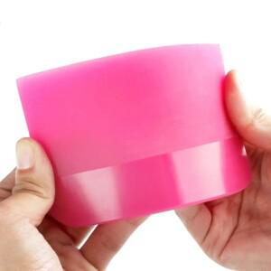 자동차 PPF 스퀴지 키트 3 크기 비닐 랩 용 스크래치 방지 TPU 고무 색조 워터 블레이드 스크레이퍼 창 도