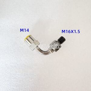 외부 나사 16x1.15 내부 14 디젤 커먼레일 인젝터 튜브 파이프 변환 조인트 수리 도구 CRIN  벤치용