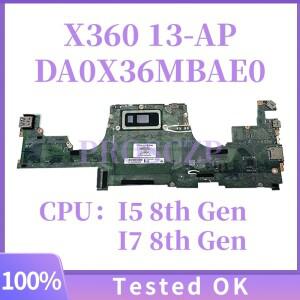 DA0X36MBAE0 L37637-601 HP 호환 SPECTRE X360 13-AP 노트북 마더보드 REV: E
