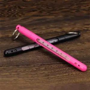 낚시 온도계 야외 금속 플라이 낚시 물은 서클 스트림 강과 액세서리로 온도계를 흐릅니다.