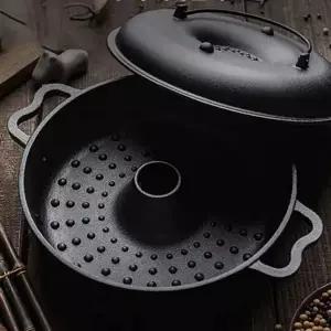 고구마 직화구이 직화 무쇠 군고구마 냄비 28CM