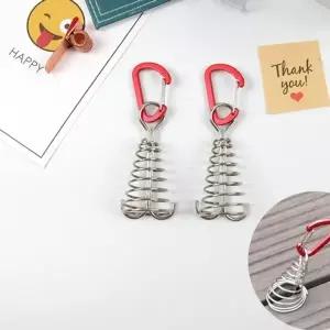 텐트 캠핑 스프링 오징어 데크팩 비너포함 1P-WFIXI5L