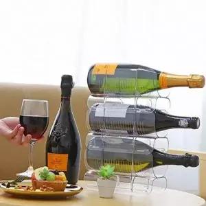 [골드스마일]블럭형 와인 렉 스태킹 와인 거치대 투명 진열대 가정용