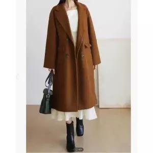 [하프클럽/셀러허브_여성트랜드패션]우아한 2컬러 모직 코트 W20731 겨울코트