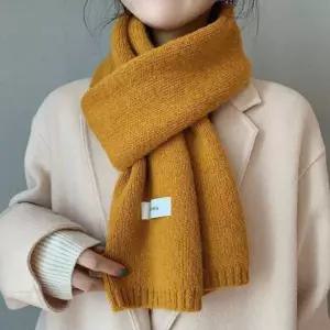 [콩심팥심]남녀공용 겨울 가을 스웨터 머플러 심플 니트 목도리 스카프브랜드