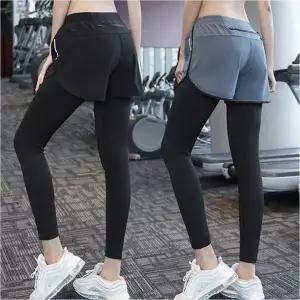 [하프클럽/셀러허브_여성트랜드패션]여자 일체형 반바지 운동복 타이즈 하