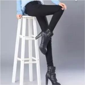 [하프클럽/셀러허브_여성트랜드패션]여자 퍼 밴딩 기모안감 레깅스 방한 겨